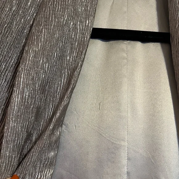 ASTR THE LABEL METALLIC PEWTER BLAZER JACKET SIZE MEDIUM - Picture 7 of 7